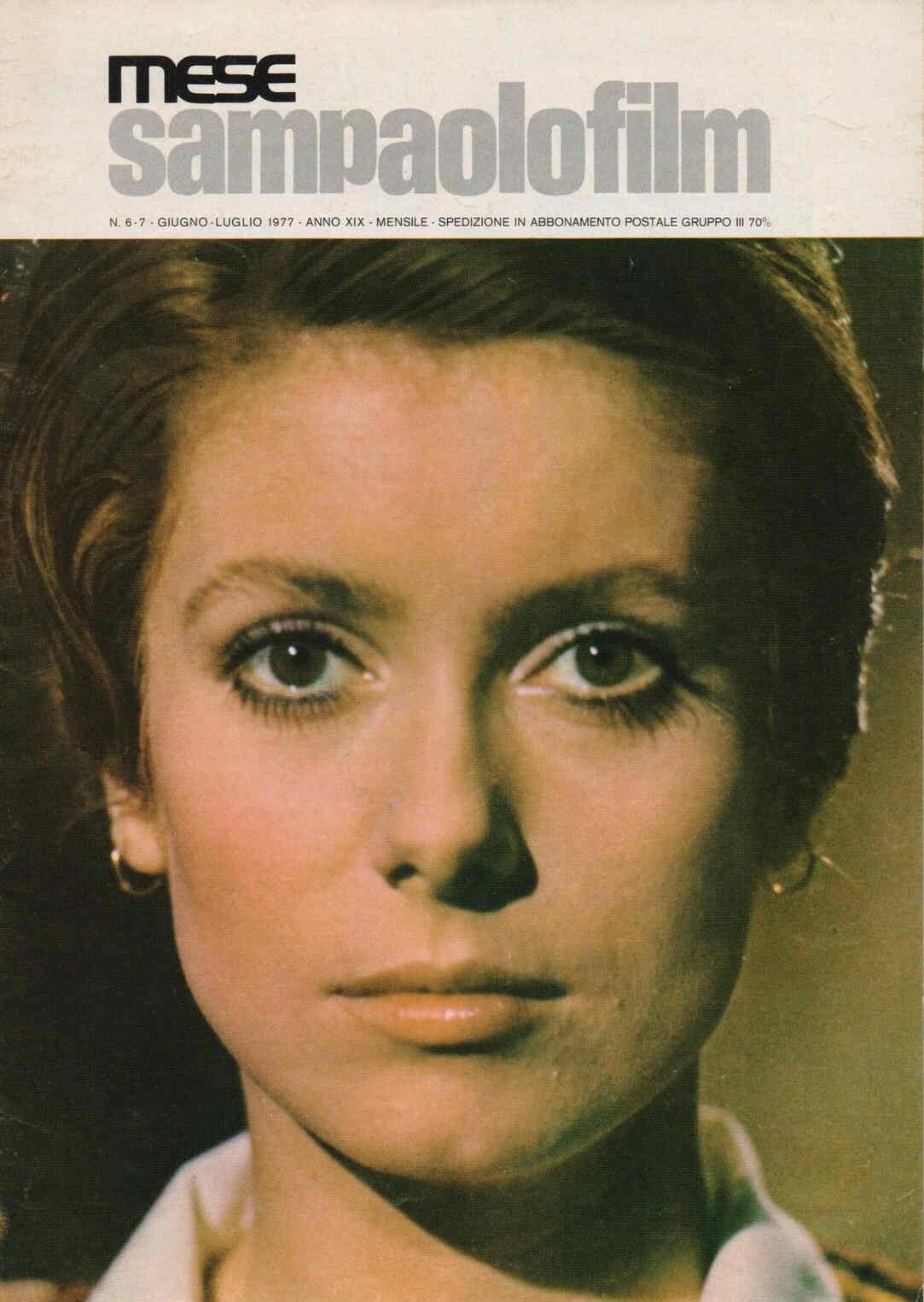 MESE SAMPAOLOFILM magazine side cover June/July 1977