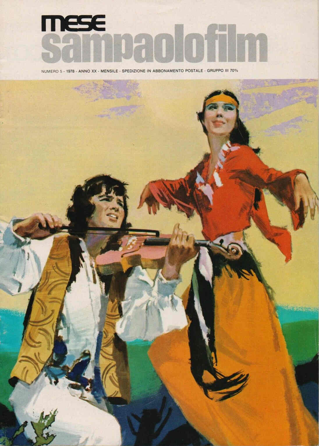 MESE SAMPAOLOFILM magazine side cover May 1978