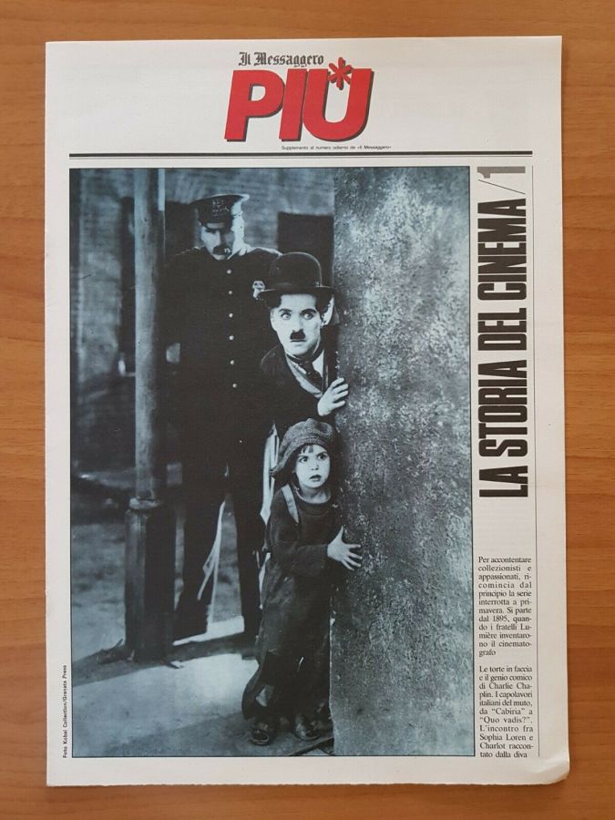 MESSAGGERO PIU magazine side cover Issue 1   
