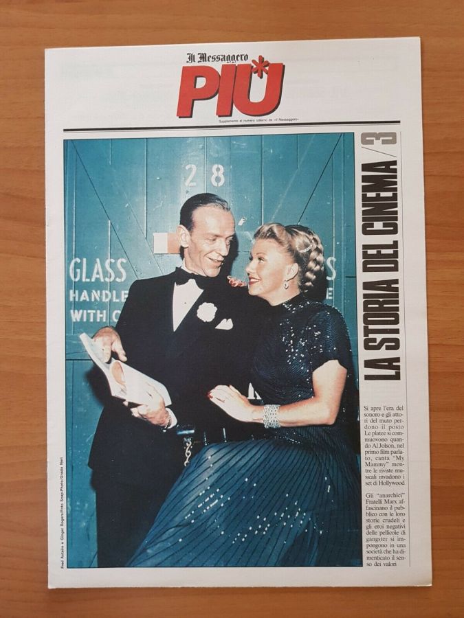 MESSAGGERO PIU magazine side cover Issue 3   