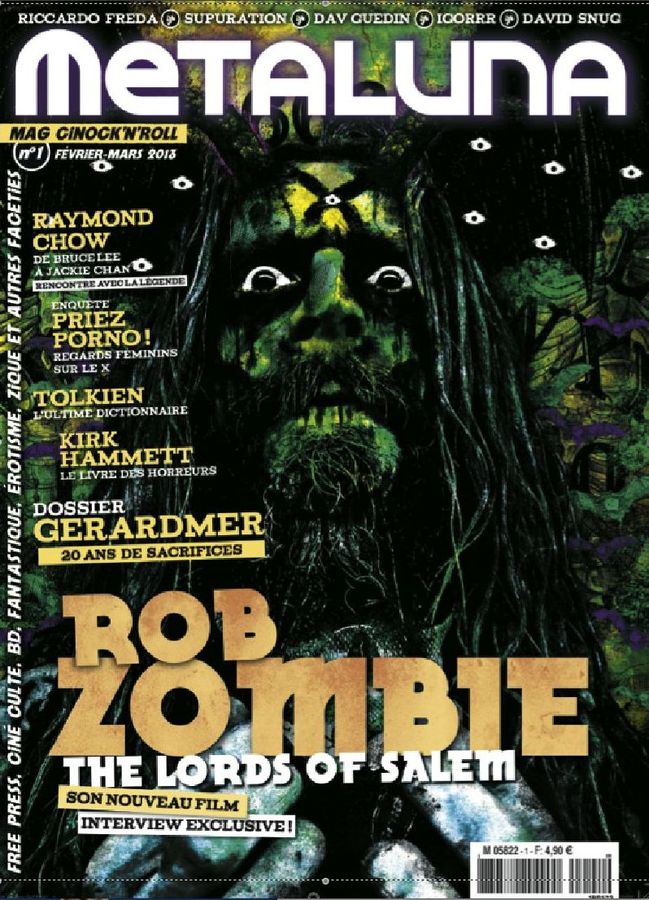 METALUNA magazine side cover Issue 1 February/March 2013