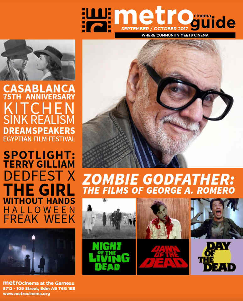 METRO CINEMA GUIDE magazine side cover September/October 2017