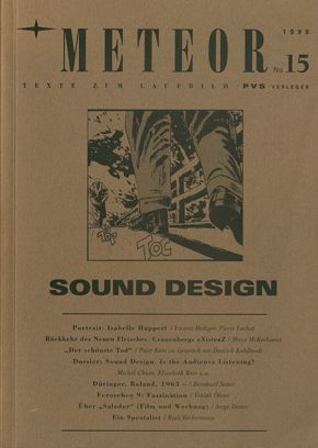 METEOR magazine side cover Issue 15  1999