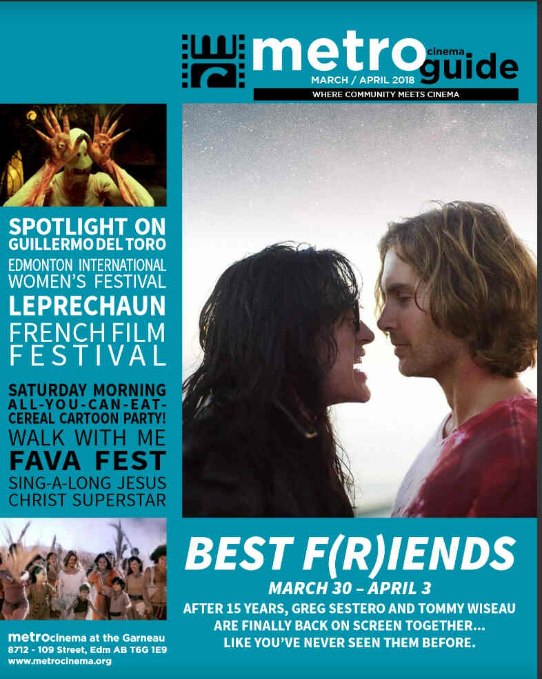 METRO CINEMA GUIDE magazine side cover  March/April 2018
