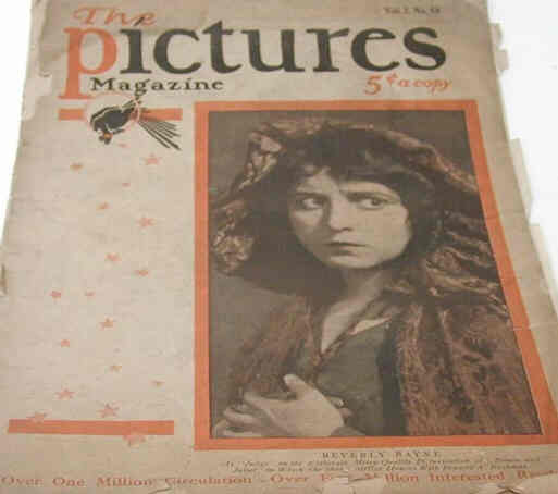 METRO PICTURES MAGAZINE magazine side cover Issue 18  1916