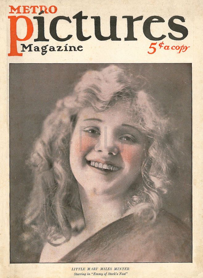 METRO PICTURES MAGAZINE magazine side cover Issue 1  October 1915
