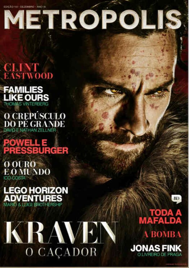 METROPOLIS (Pt) magazine side cover Issue 113  December 2024