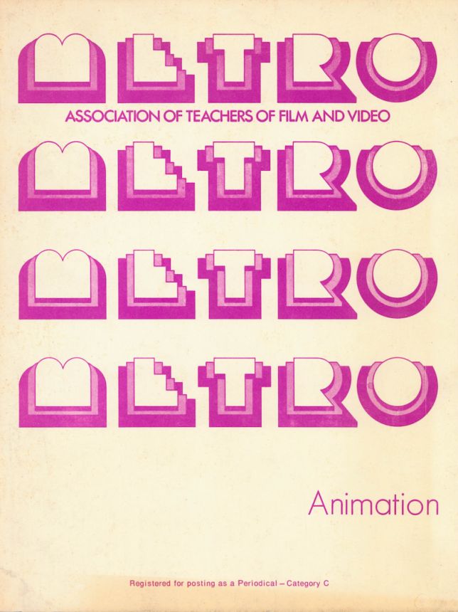 METRO magazine side cover Issue 28   1974