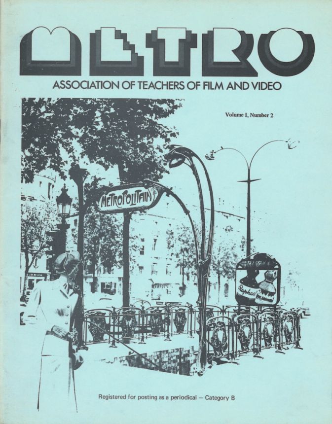 METRO magazine side cover Issue 29   1974