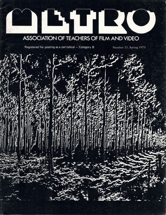 METRO magazine side cover Issue 33   1975