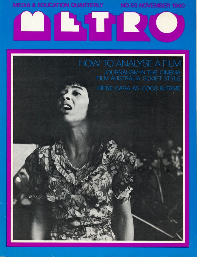 METRO magazine side cover Issue 53   1980