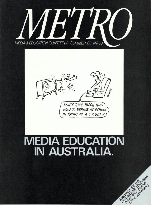 METRO magazine side cover Issue 60   1983