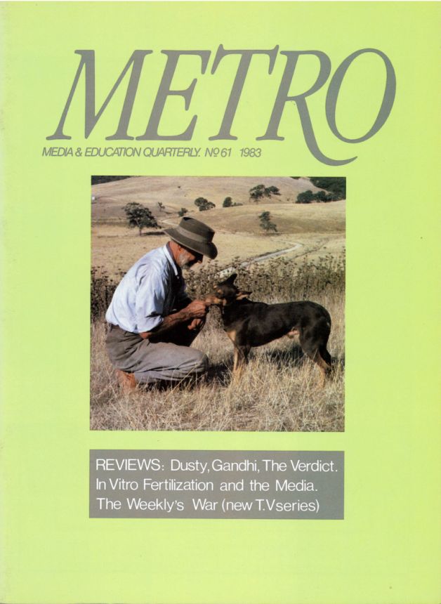 METRO magazine side cover Issue 61   1983