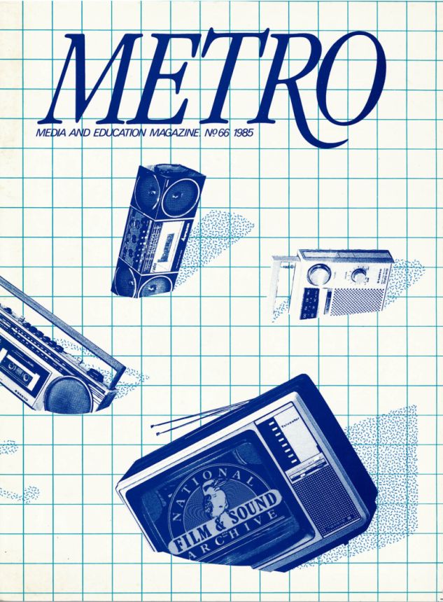 METRO magazine side cover Issue 66   1985