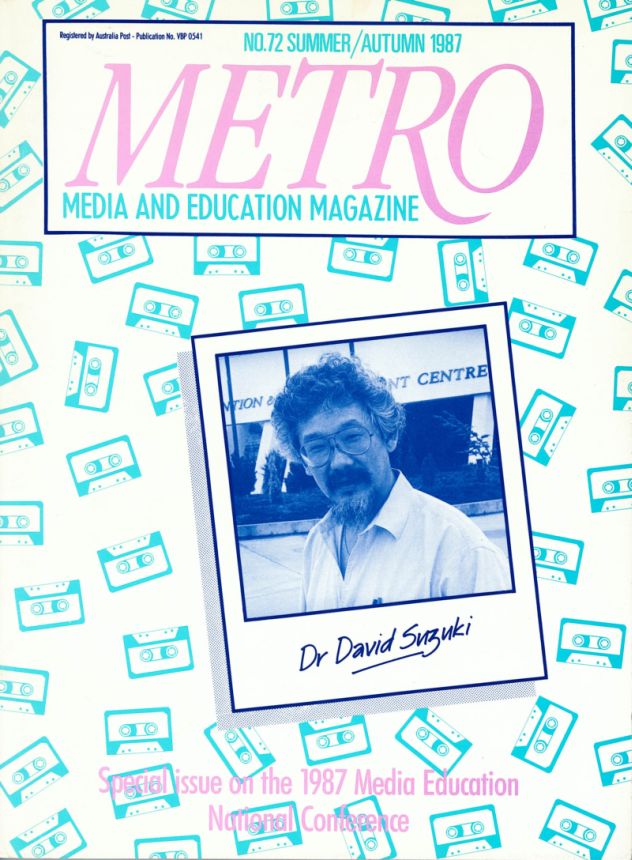 METRO magazine side cover Issue 72   1987