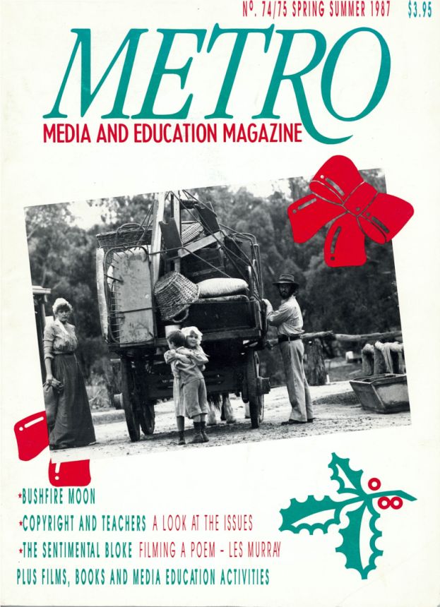 METRO magazine side cover Issue 74-5   1987