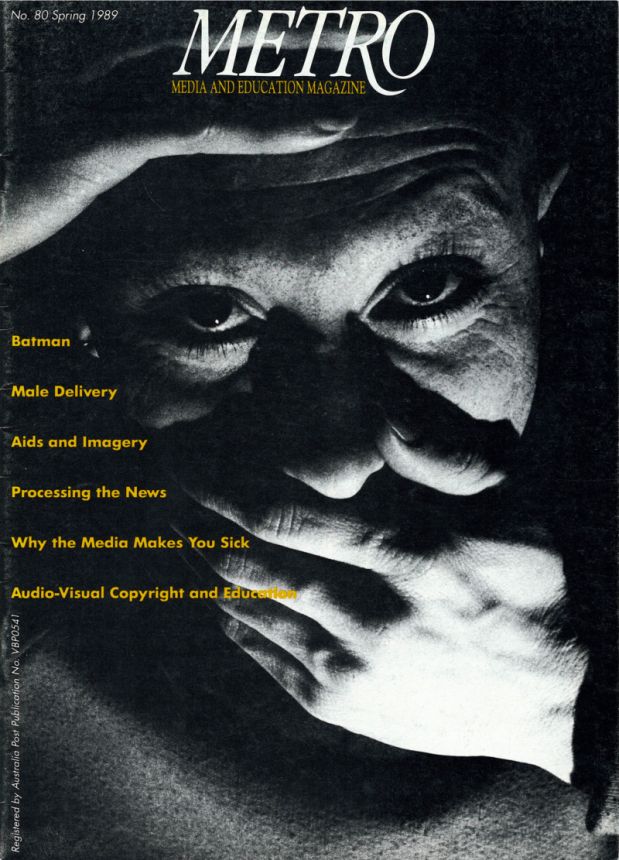METRO magazine side cover Issue 80   1989