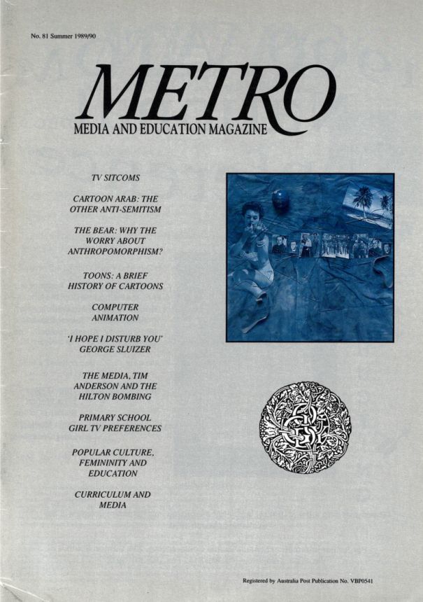 METRO magazine side cover Issue 81   1989