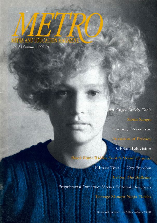 METRO magazine side cover Issue 84   1990