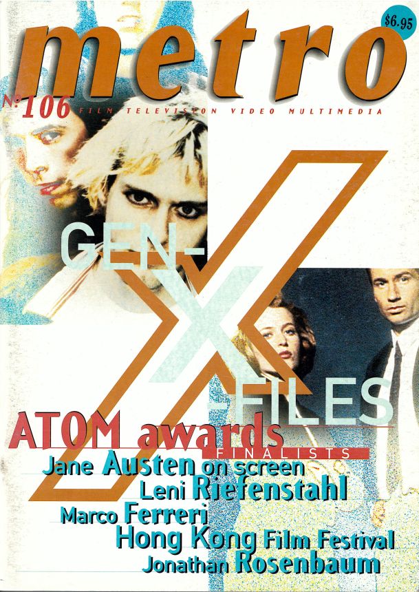METRO magazine side cover Issue 106   1996