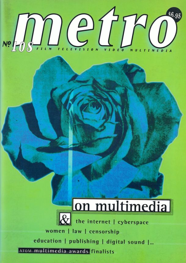 METRO magazine side cover Issue 108   1996