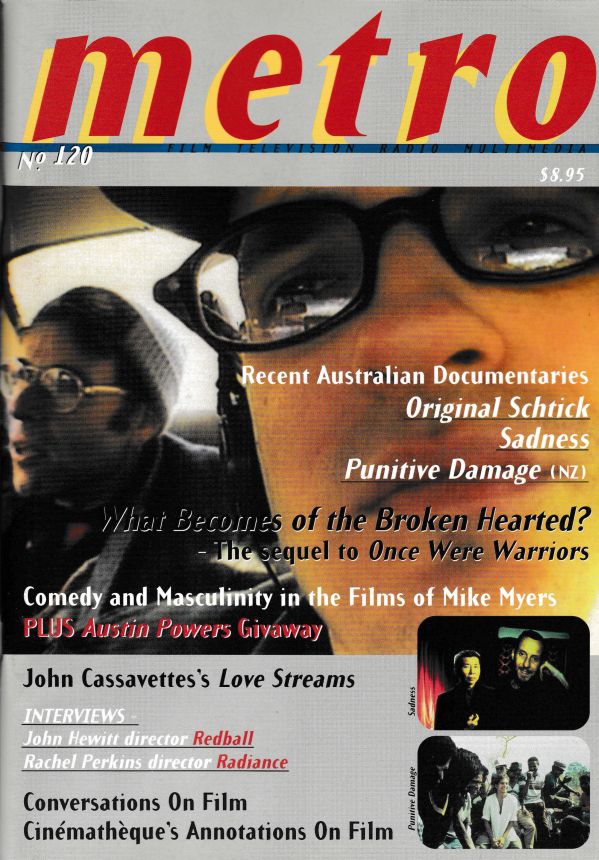 METRO magazine side cover Issue 120   1999