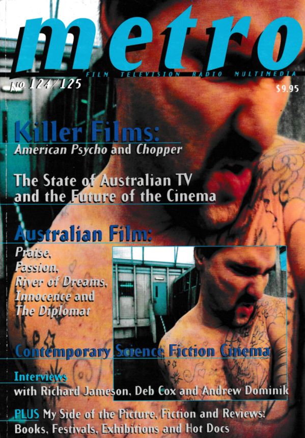 METRO magazine side cover Issue 124-5   2000