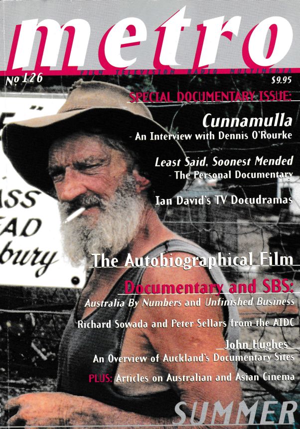 METRO magazine side cover Issue 126   2001