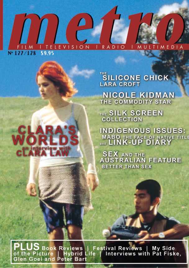 METRO magazine side cover Issue 127-8   2001