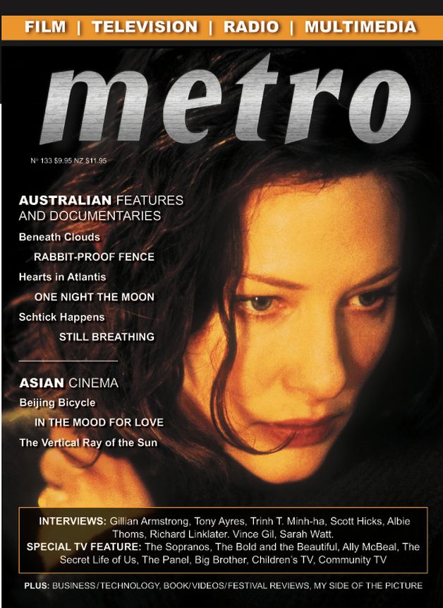 METRO magazine side cover Issue 133   2002
