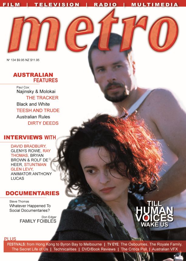 METRO magazine side cover Issue 134   2002
