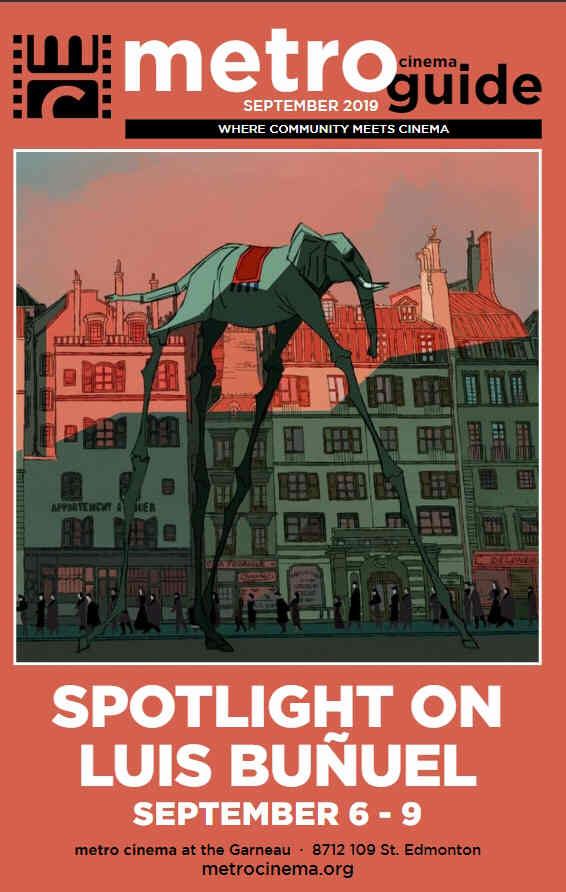 METRO CINEMA GUIDE magazine side cover  September 2019