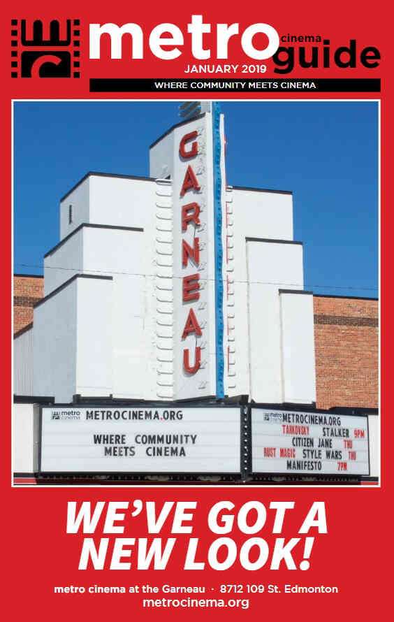 METRO CINEMA GUIDE magazine side cover  January 2019