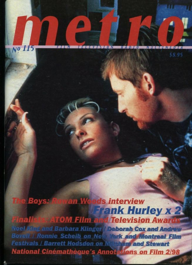 METRO magazine side cover Issue 115  November 1998