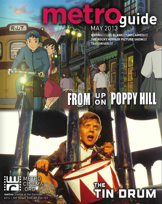METRO CINEMA GUIDE magazine side cover May 2013