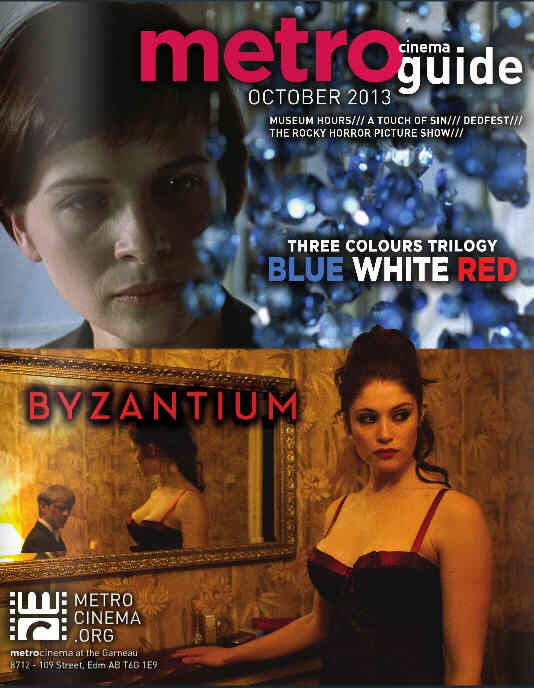 METRO CINEMA GUIDE magazine side cover October 2013