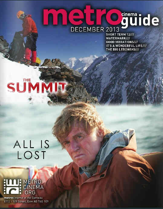 METRO CINEMA GUIDE magazine side cover December 2013