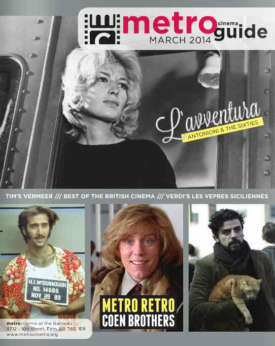 METRO CINEMA GUIDE magazine side cover March 2014
