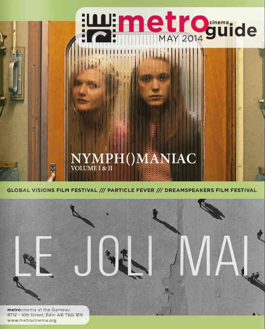 METRO CINEMA GUIDE magazine side cover May 2014