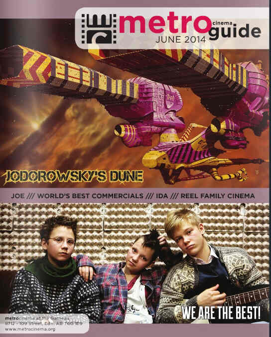 METRO CINEMA GUIDE magazine side cover June 2014