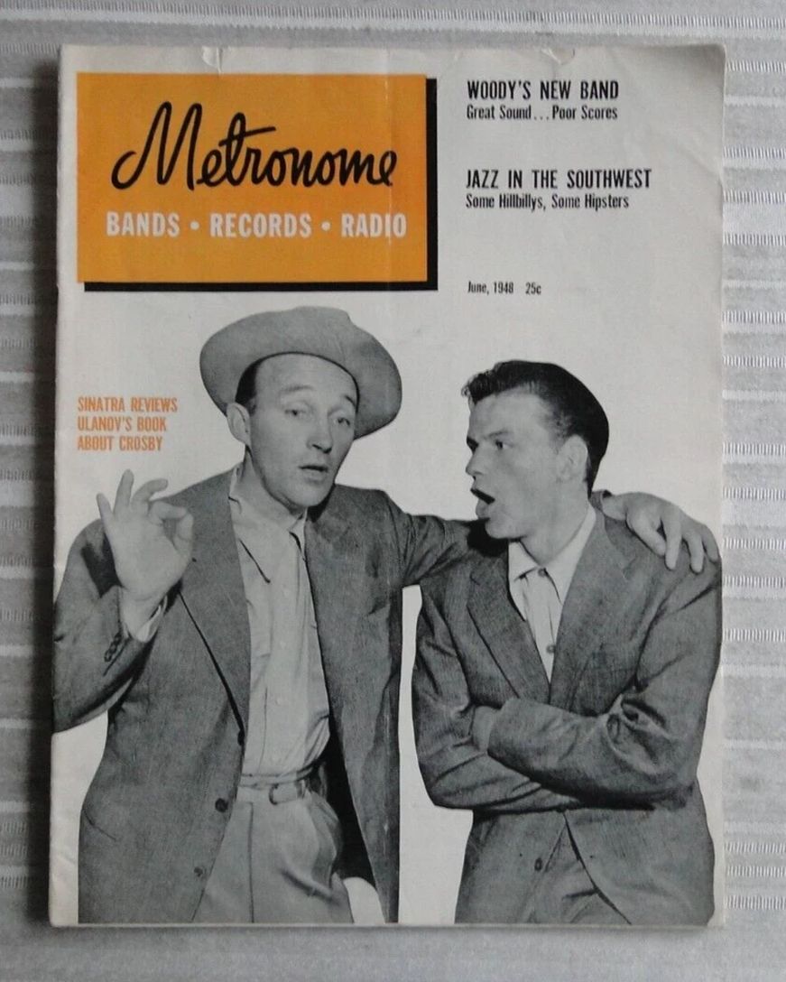 METRONOME magazine side cover  June 1948