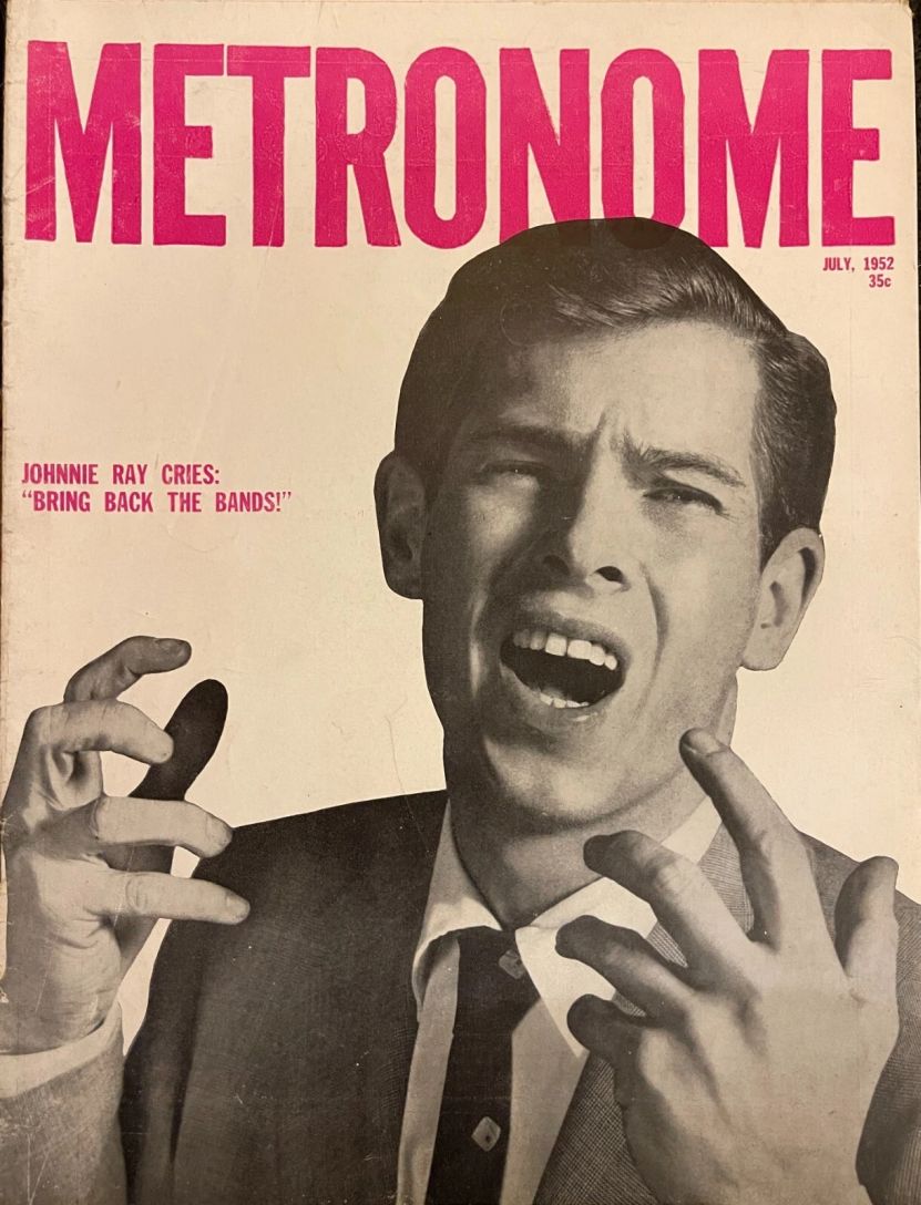 METRONOME magazine side cover  July 1952