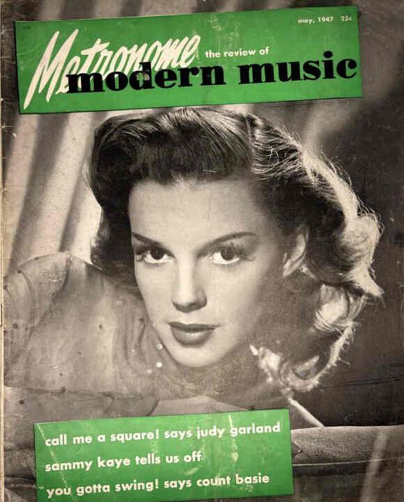 METRONOME magazine side cover  May 1947