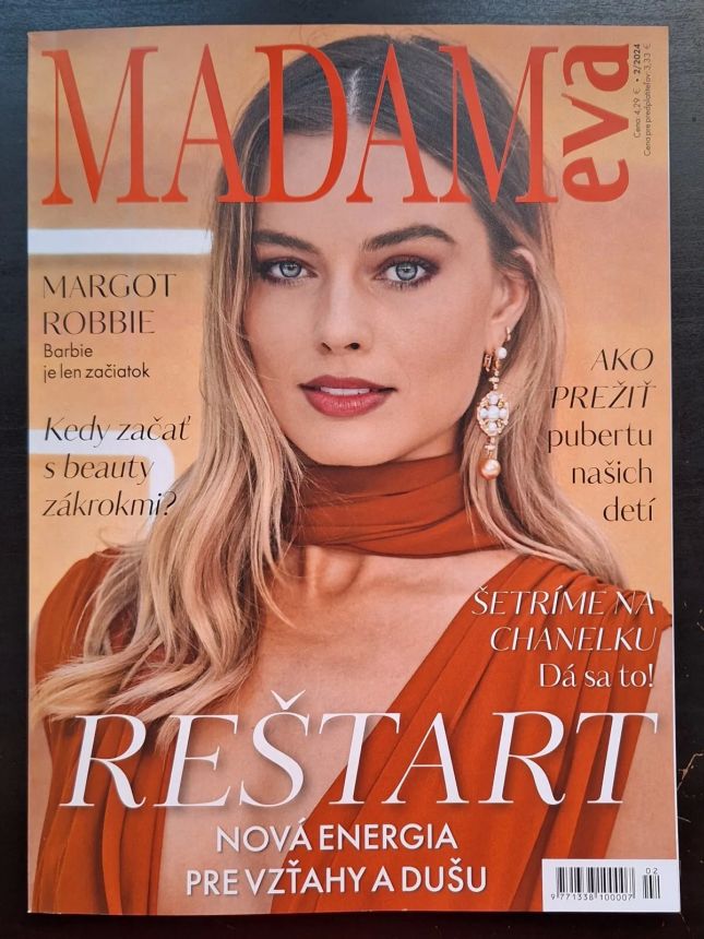 MADAM EVA magazine side cover  February 2024