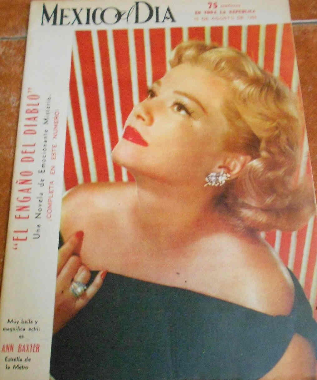 MEXICO AL DIA magazine side cover 12 August 1955