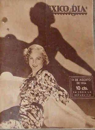 MEXICO AL DIA magazine side cover 1 August 1934