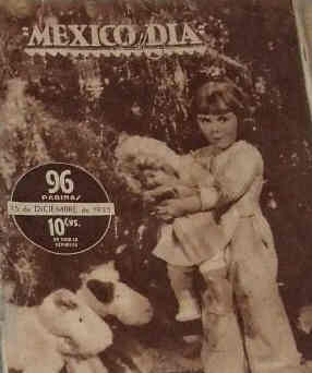 MEXICO AL DIA magazine side cover 15 December 1935