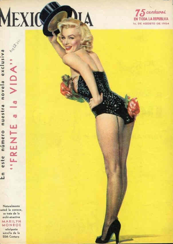 MEXICO AL DIA magazine side cover 1 August 1954