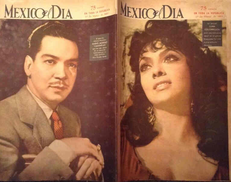 MEXICO AL DIA magazine side cover 1 March 1957