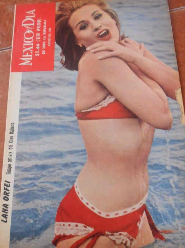 MEXICO AL DIA magazine side cover  January 1964